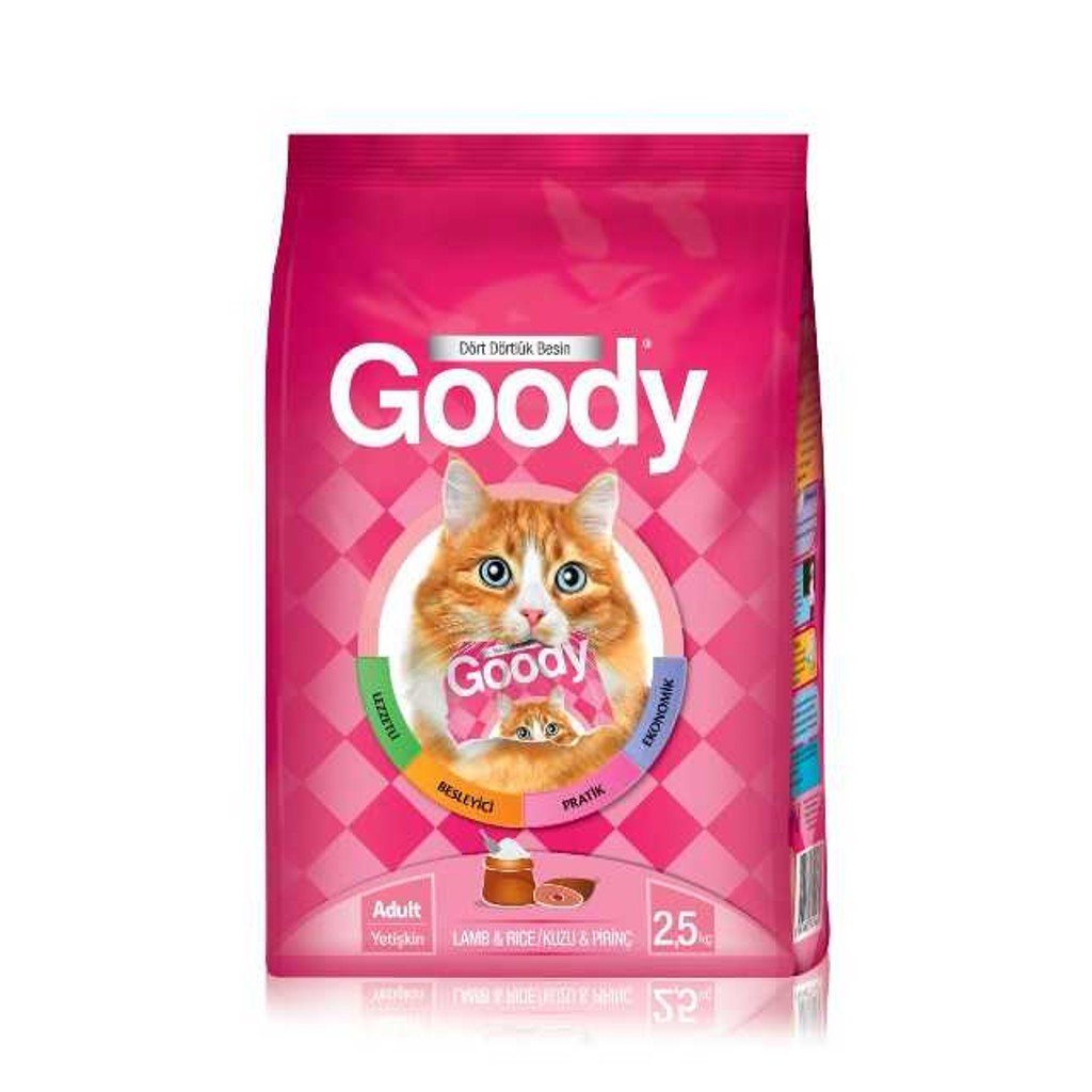 GOODY 2.5 KG ETLİ PRİNÇLİ KEDİ MAMASI